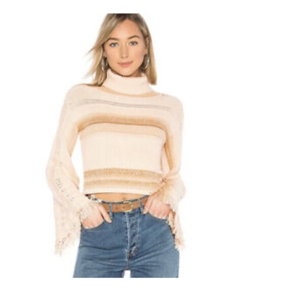 Free People Close To Me Flare Sleeves Pullover Sweater - Picture 1 of 8